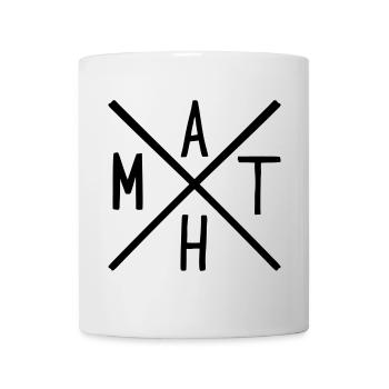 Mathe - Tasse - Weiß - Vorne