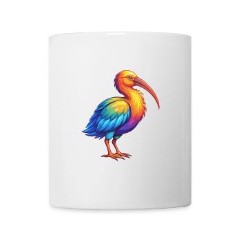 Ibis Colorful Kawaii Cartoon Character Clipart - Mug - white - Front