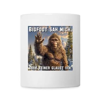 Bigfoot saw me, but no one believes him. - Mug - white - Front