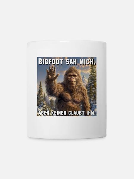 Bigfoot saw me, but no one believes him. - Mug - white