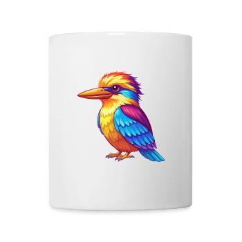 Kookaburra Colorful Kawaii Cartoon Sea Animal - Mug - white - Front
