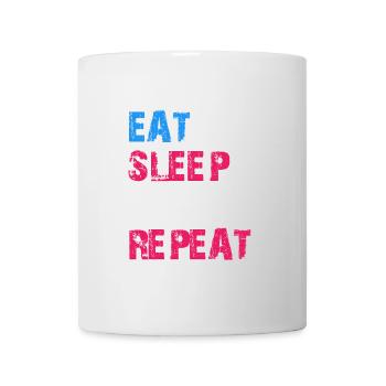 EAT SLEEP CRYPTO REPEAT - Mug - white - Front