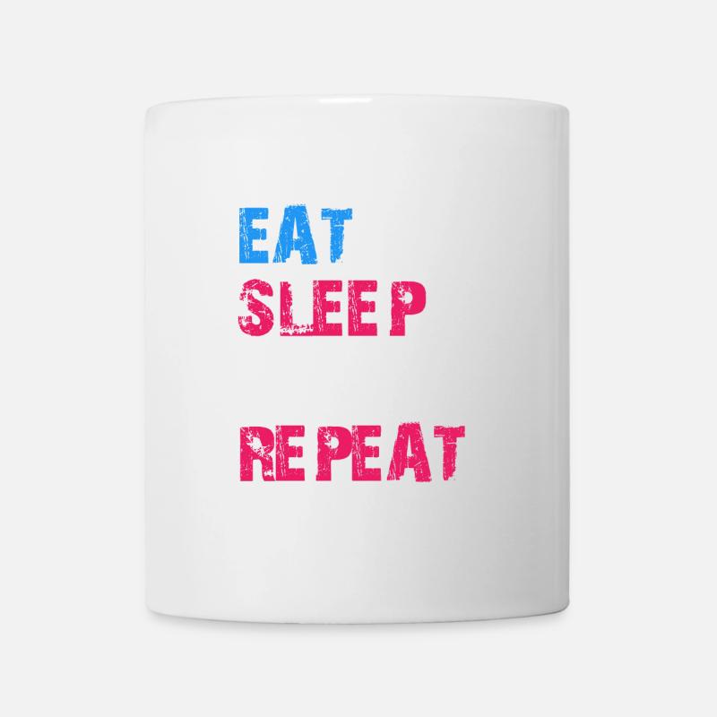 EAT SLEEP CRYPTO REPEAT - Mug - white