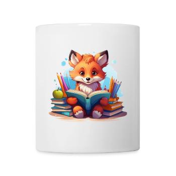 Niedlicher Fuchs zum Schulanfang - Tasse - Weiß - Vorne