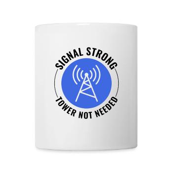 Amateur Ham Radio Operator Radio Waves Frequency - Mug - white - Front