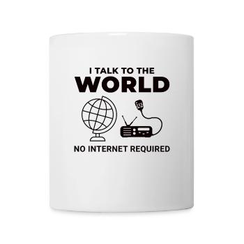 Opérateur radio amateur Fréquence des ondes radio - Mug blanc - blanc - Devant