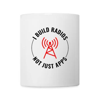 Opérateur radio amateur Fréquence des ondes radio - Mug blanc - blanc - Devant