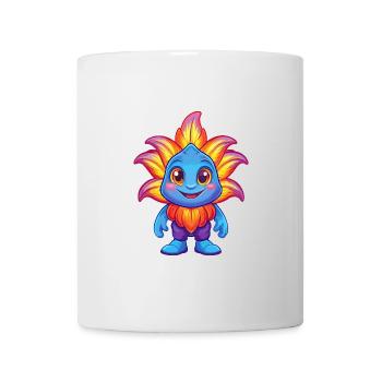 Sea Lily Colorful Kawaii Cartoon Sea Animal - Mug - white - Front