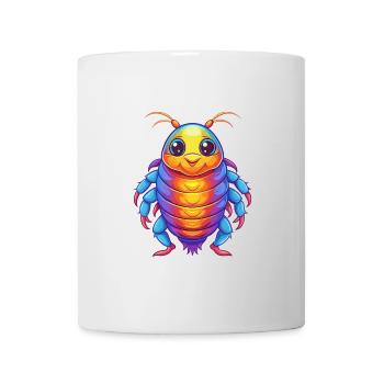 Seelaus buntes Kawaii Cartoon Meerestier - Tasse - Weiß - Vorne