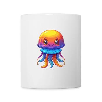 Portugiesischer Mann O Krieg Bunte Kawaii Karikatur - Tasse - Weiß - Vorne