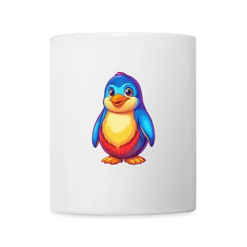 Penguin Colorful Kawaii Cartoon Sea Animal - Mug - white - Front