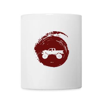 Pneus Jeep Offroad - Mug blanc - blanc - Devant