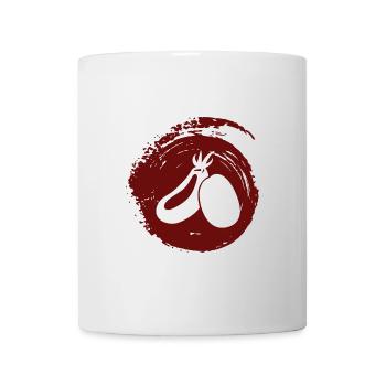 Végétalien sain - Mug blanc - blanc - Devant