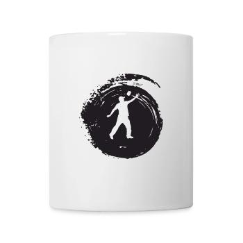 Jeu de cornhole - Mug blanc - blanc - Devant