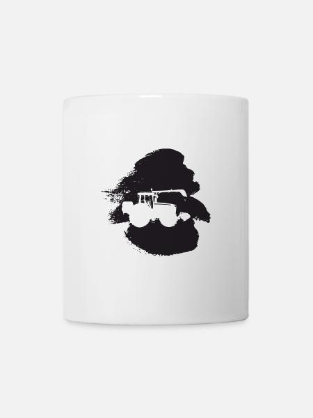 Landwirt Mähdrescher Hof - Tasse - Weiß