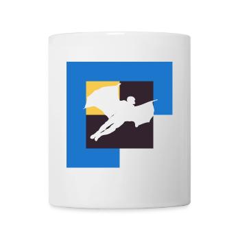 Wingsuit Base Jump - Mug blanc - blanc - Devant