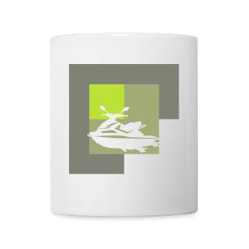 Water Skiing Motor Boat Water Sports - Mug - white - Front