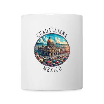 Guadalajara Mexiko Reise Design - Tasse - Weiß - Vorne