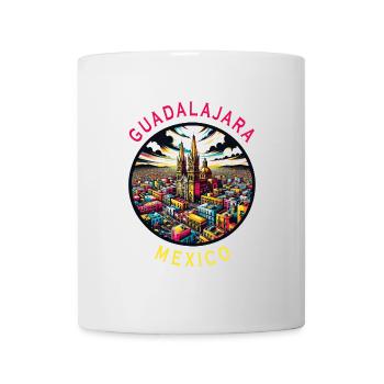 Guadalajara Mexiko Städte Design - Tasse - Weiß - Vorne