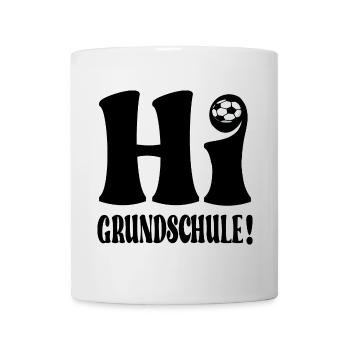 SCHULANFANG GRUNDSCHULE FUßBALL - Tasse - Weiß - Vorne