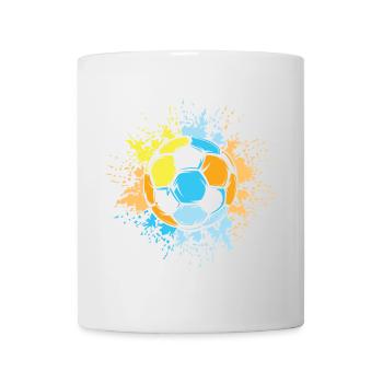 Soccer Sun Colors Color Explosion Ball Team - Mug - white - Front