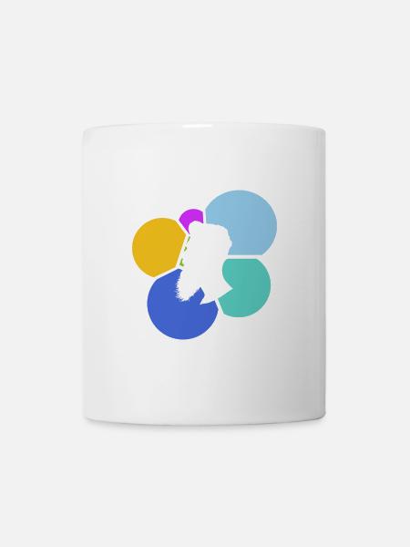Gesichtsbehaarung Gentleman Sir - Tasse - Weiß