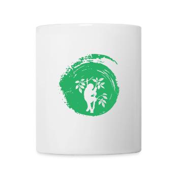 Faul Schlafen Entspannen - Tasse - Weiß - Vorne