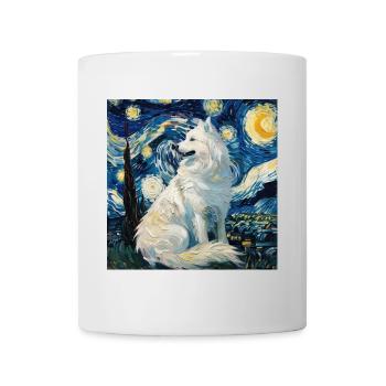 Samojede, Samoyed, Hund, geschenk, hundeliebhaber - Tasse - Weiß - Vorne