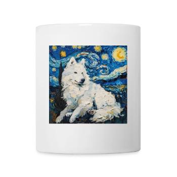 Samojede, Samoyed, Hund, geschenk, hundeliebhaber - Tasse - Weiß - Vorne