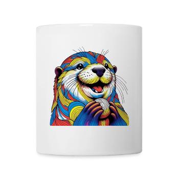 Otter - Tasse - Weiß - Vorne