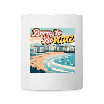 Born to be Arritz - Mug blanc - blanc - Devant
