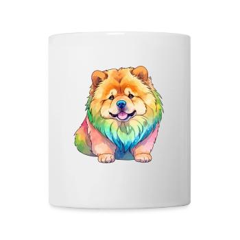 Chow Chow Wasserfarben - Tasse - Weiß - Vorne