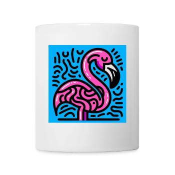Flamant - Mug blanc - blanc - Devant