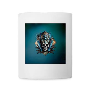 Skull that embodies the mystical aura - Mug - white - Front