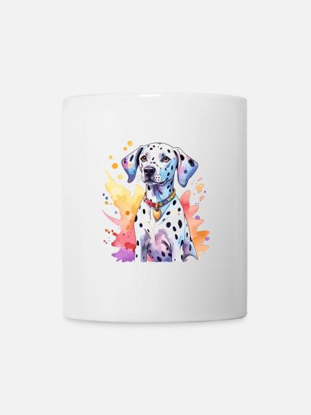 Dalmatian Watercolors - Mug - white
