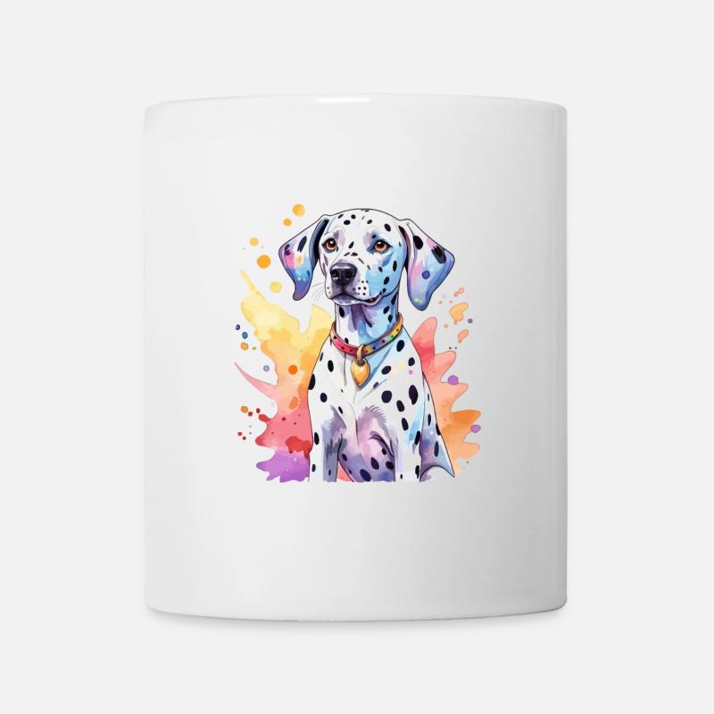 Dalmatian Watercolors - Mug - white