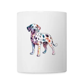 Dalmatiner Wasserfarben - Tasse - Weiß - Vorne
