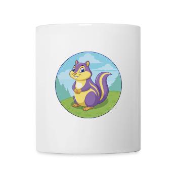 Chipmunk Cute Kawaii Cartoon Clipart Animal Pet - Mug - white - Front