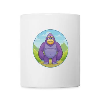Gorilla Cute Kawaii Cartoon Clipart Animal Pet - Mug - white - Front