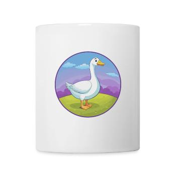 Goose Cute Kawaii Cartoon Clipart Animal Pet - Mug - white - Front