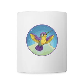 Hummingbird Cute Kawaii Cartoon Clipart Animal Pet - Mug - white - Front