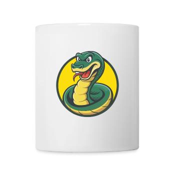 Anaconda Cute Kawaii Cartoon Clipart Pet Animal - Mug - white - Front