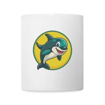 Orca Cute Kawaii Cartoon Clipart Pet Animal - Mug - white - Front