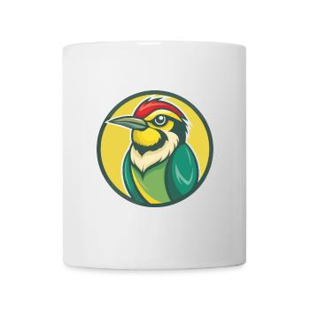 Bienenfresser Niedlich Kawaii Cartoon Clipart Haustier Tier - Tasse - Weiß - Vorne