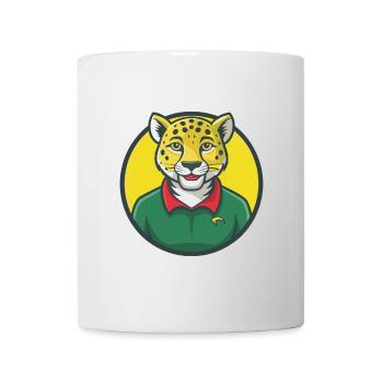 guépard mignon kawaii dessin animé clipart animal de compagnie - Mug blanc - blanc - Devant