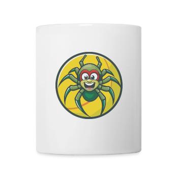 Spinne Niedliche Kawaii Cartoon Clipart Haustier Tier - Tasse - Weiß - Vorne