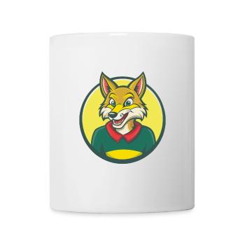 Coyote Cute Kawaii Cartoon Clipart Pet Animal - Mug - white - Front