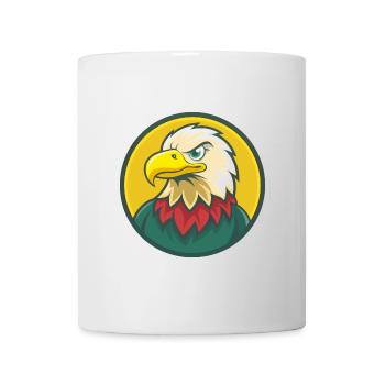 Adler Niedlich Kawaii Cartoon Clipart Haustier Tier - Tasse - Weiß - Vorne