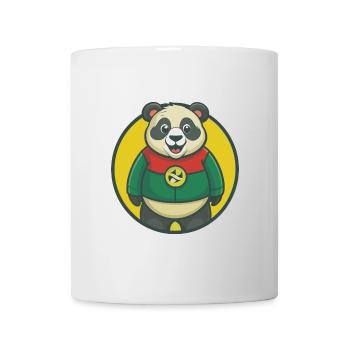 Panda Niedlich Kawaii Cartoon Clipart Haustier Tier - Tasse - Weiß - Vorne