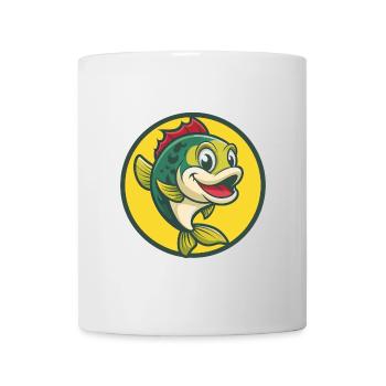 Fish Cute Kawaii Cartoon Clipart Pet Animal - Mug - white - Front